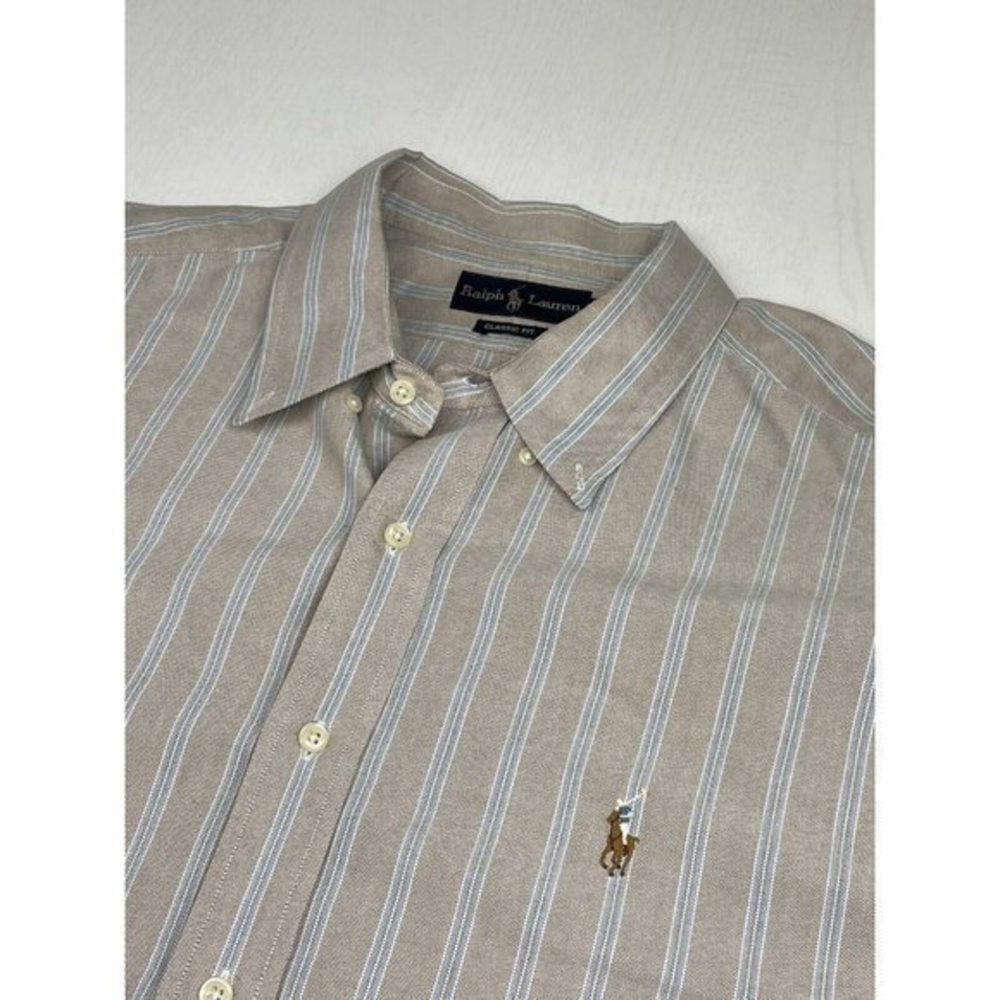 Polo Ralph Lauren Long Slv. Dress Shirt Men's  18 36/37 Classic‎ Fit